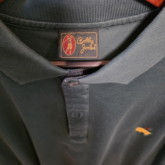 Bobby Jones Dark Green Polo Shirt with Logo - Picture 3 of 4